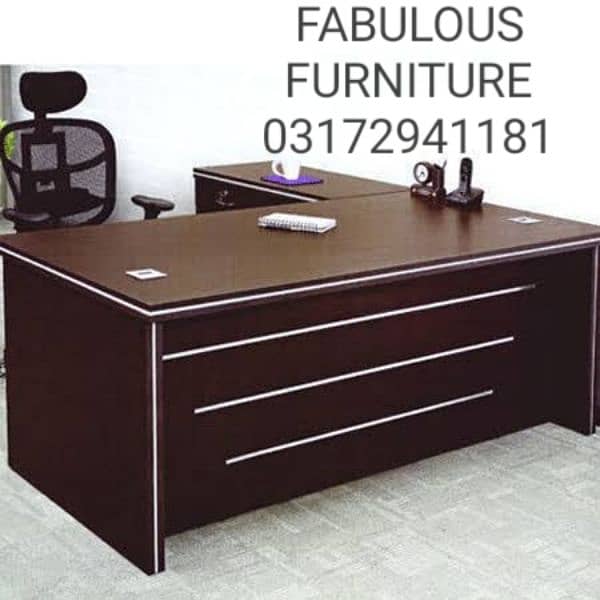 executive table'office centre table' workstation table 4