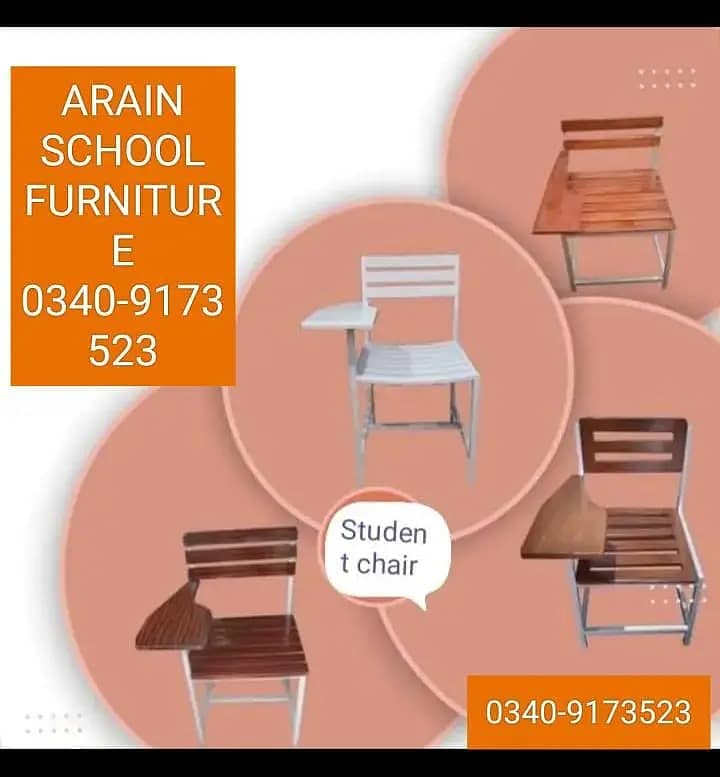 School furnitureSchool chair/Desk/Bench/Chair table/Chairs 2