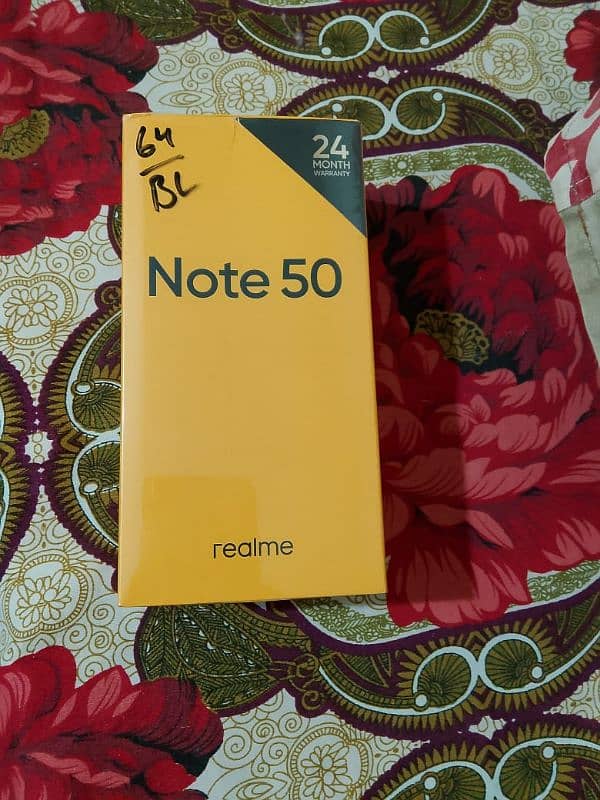 Realme Note 50 4/64 For sale New mobile only box Open +92 301 7126295 5