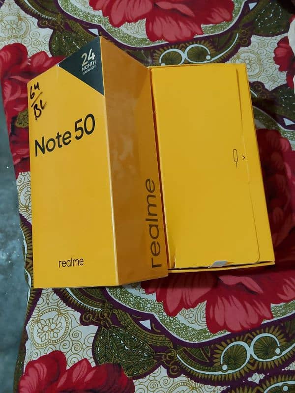 Realme Note 50 4/64 For sale New mobile only box Open +92 301 7126295 6