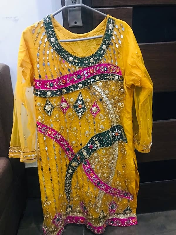 3 piece  Mehndi dress 0