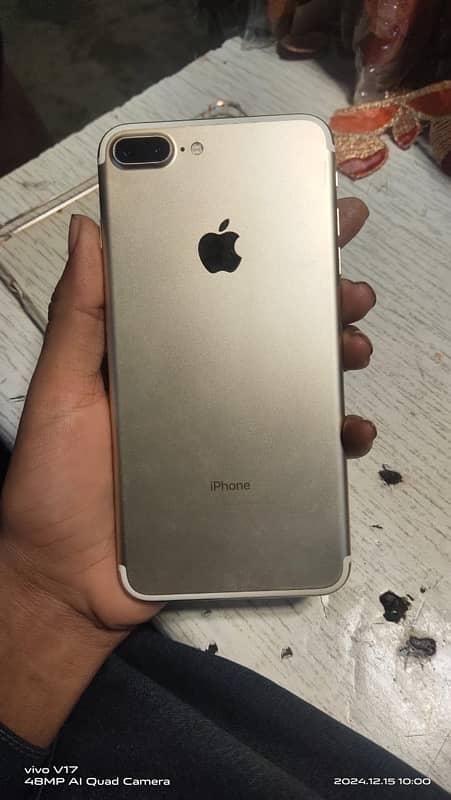 iPhone7plus non pta 128 gb betry health76 watar pack all ok 10by10 5