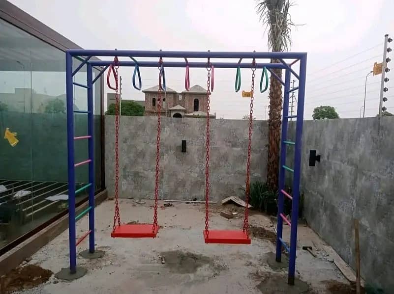 Seesaw/Swing/Jhola/Slide/Park swing/Steel Swing/Woode swing 12