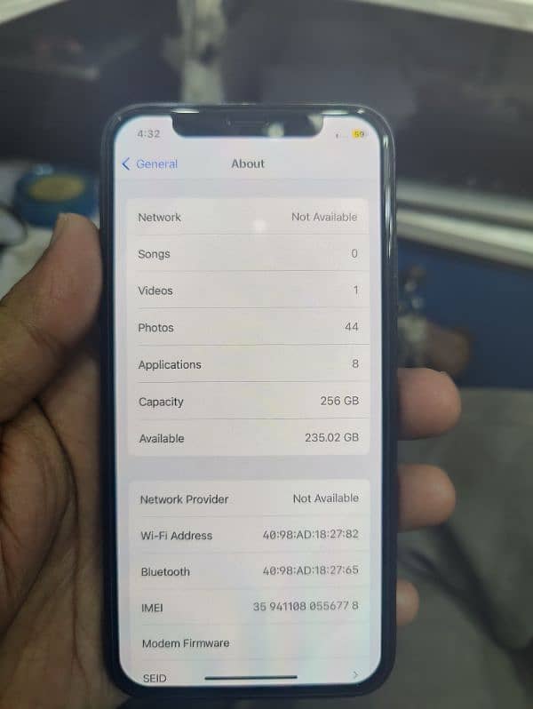 Iphone X Non pta Bypass 256GB 2