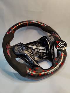 Modify Your Current steering wheel in To Carbon Fiber Overly