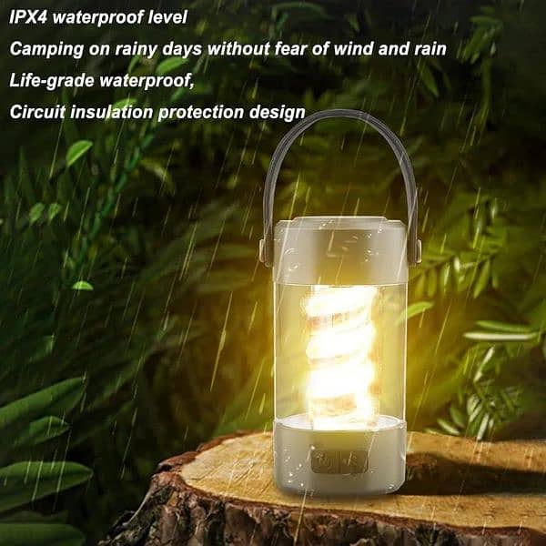 Water resistant Bluetooth speaker with touch lamp long battery life 5