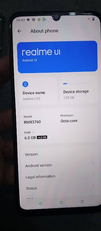 Realme C53, 6/128, 11 months warranty available 8