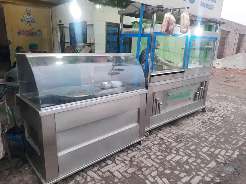 shawarma counter and racks 1