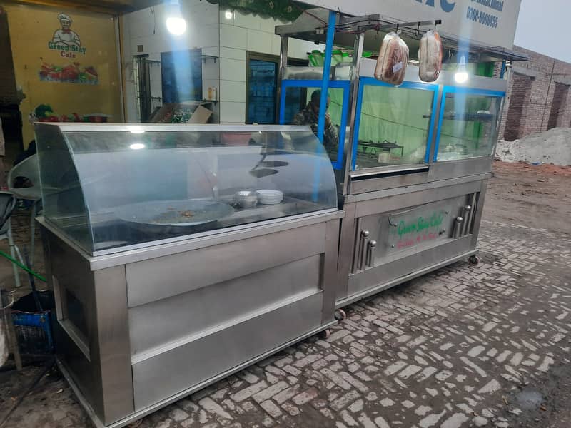 shawarma counter and racks 2