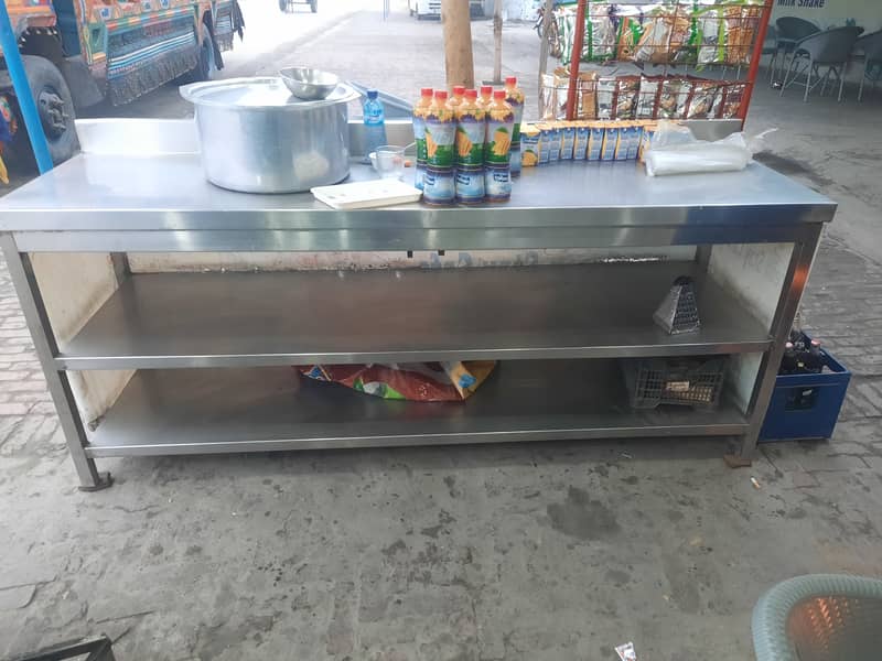 shawarma counter and racks 3