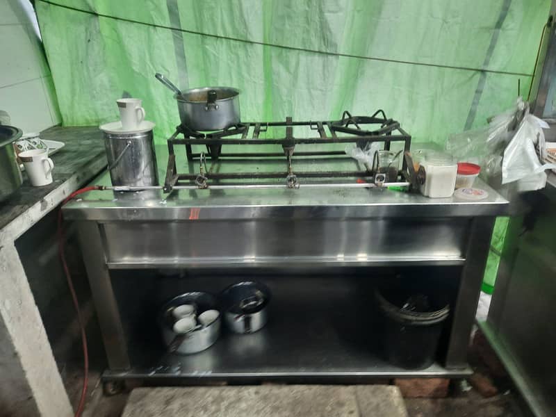 shawarma counter and racks 4