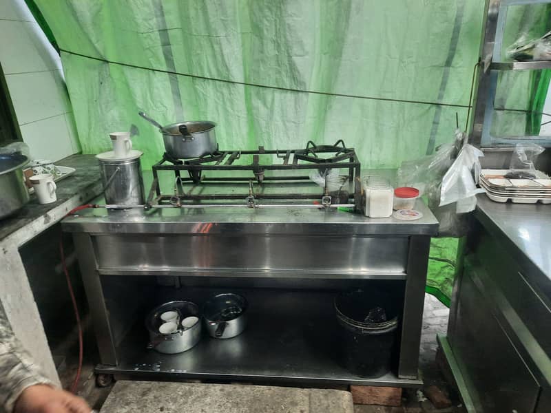 shawarma counter and racks 5