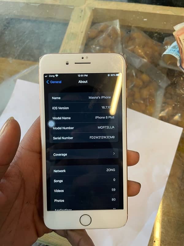 iphone 8 plus pta approved 64 gb all ok 9