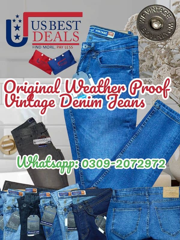 Weather Proof Vintage Denim Jeans 7