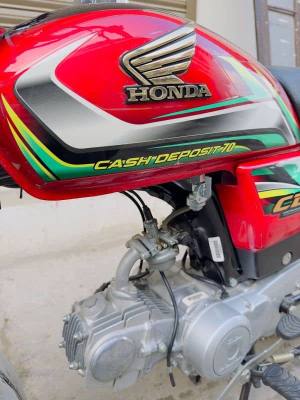 brand new honda cd 70 just like showroom for sale 2