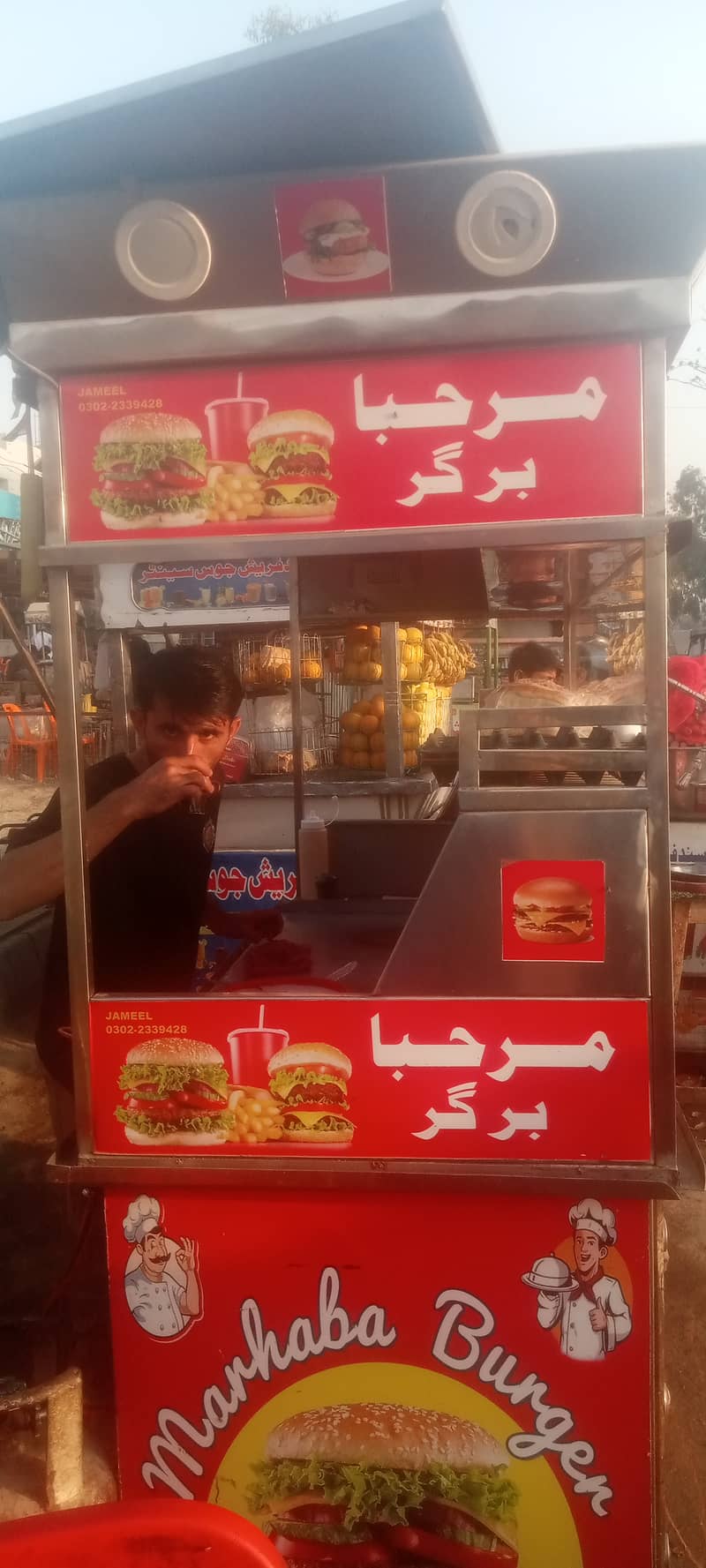 Burger stall 2