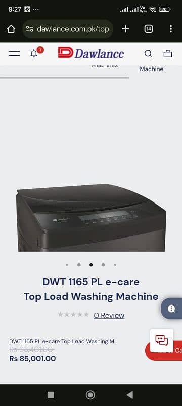 Dawlance DWT 1165 PL E CARE 1