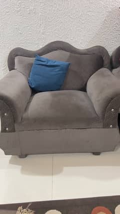 7 seater curver shaped sofa