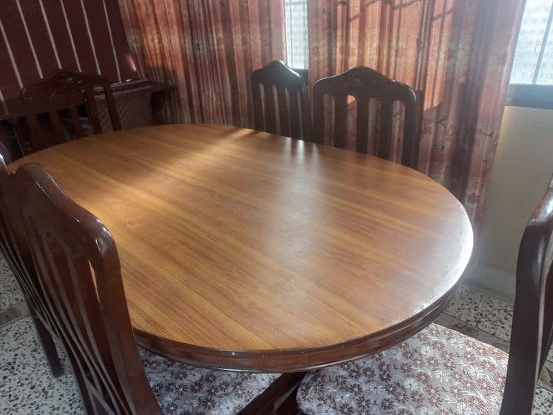 wooden dining table 6 seater 1