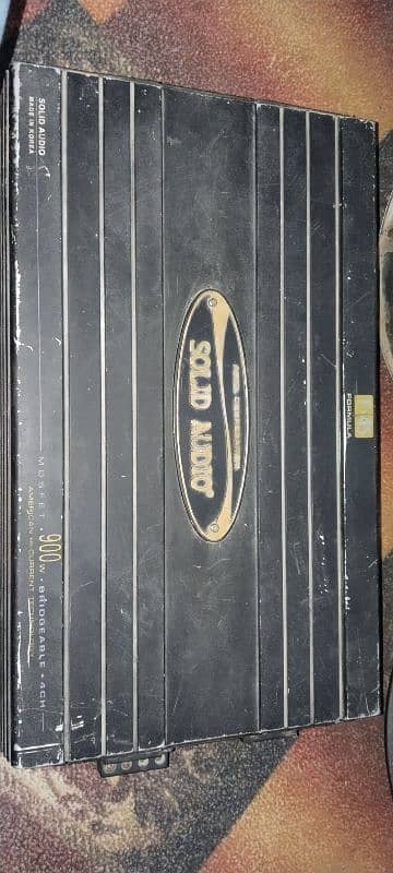 original amp and woofer 1