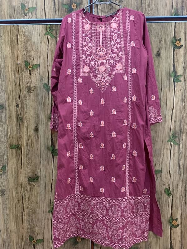 3 piece embroidered  jora ready to wear 2