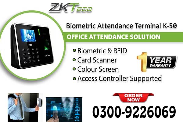 Attendance Machine In DHA (ZKTeco) 0