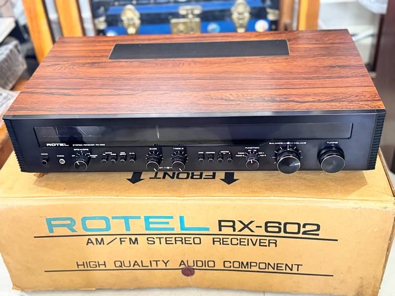 ROTEL RX602 RESIVER BOX PACK 1