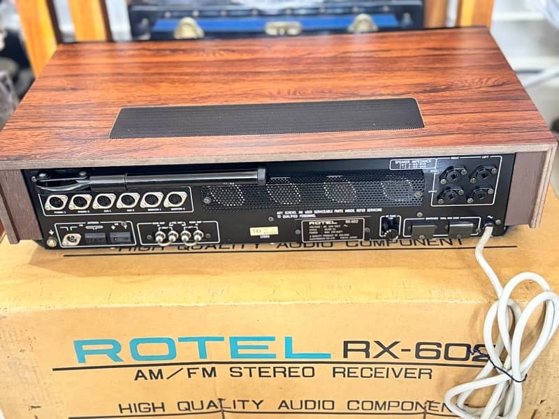 ROTEL RX602 RESIVER BOX PACK 6