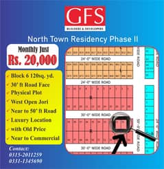 North town residency block 6 west open old price