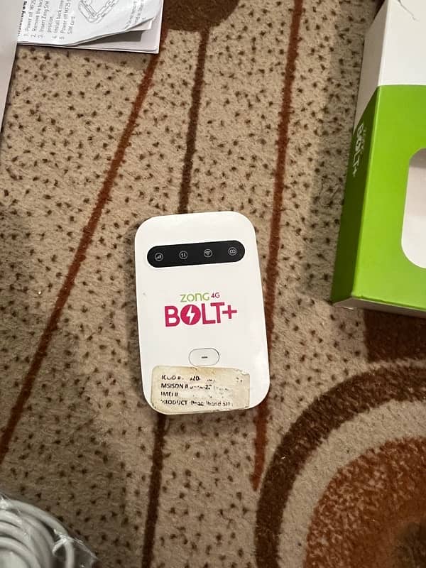 ZONG 4G BOLT+ 1