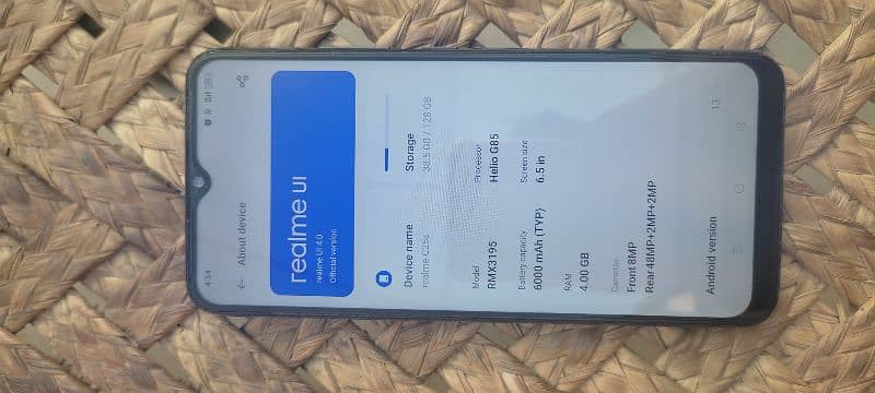 realme c25s ram 4 GB room 128 GB full box 9