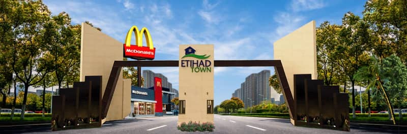 5 Marla plot for sale in Etihad Town 0