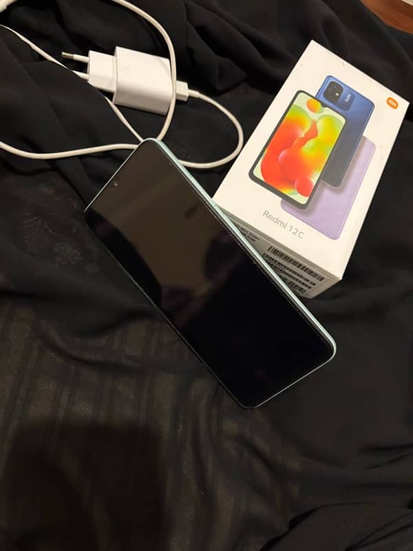 Selling Redmi 12 C 10/10 condition in Mint Green Colour 0