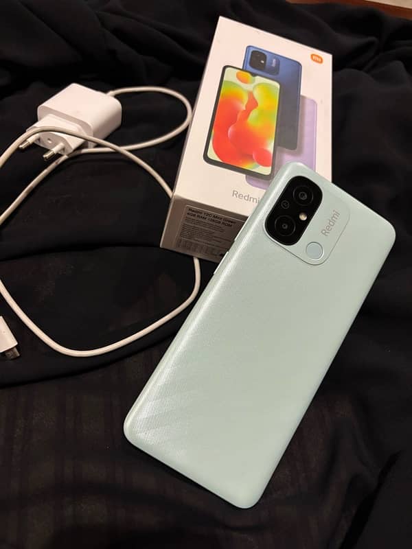 Selling Redmi 12 C 10/10 condition in Mint Green Colour 1