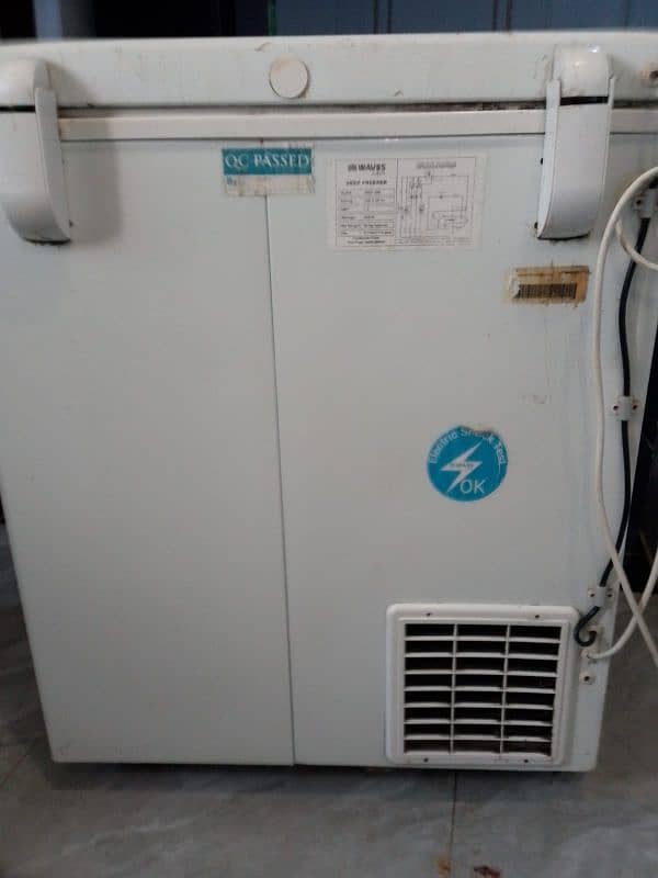 waves freezer single door+chiller 0