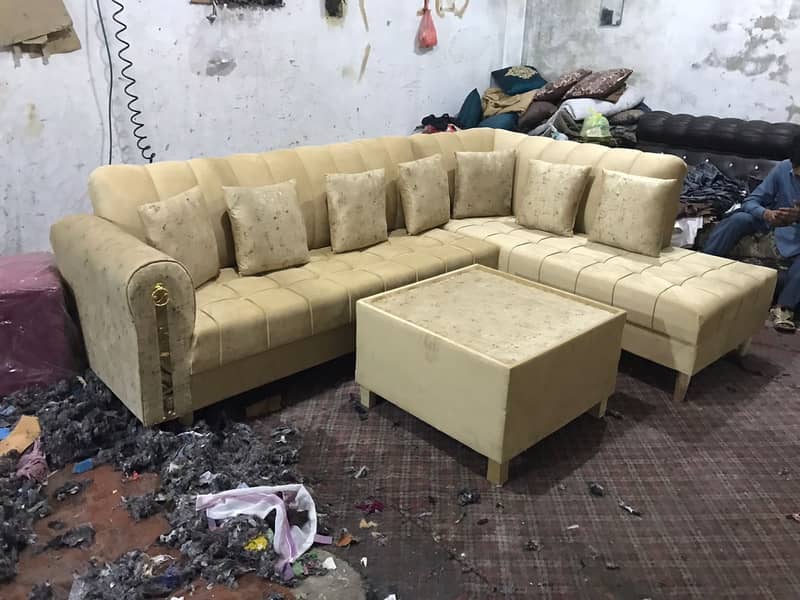 L-shape sofa set/Corner sofa for sale/7 Seater sofa with stool 7