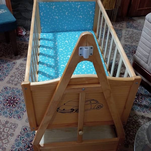 Baby cot + swing (2 in 1) 2