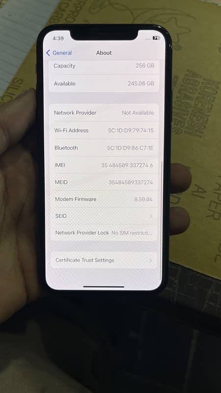 Iphone x 256 Gb Non Pta 4