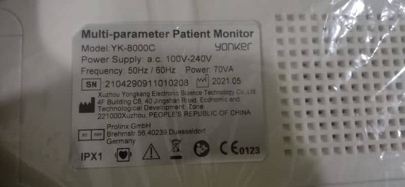 Multi parameter patients monitor user Manual 3