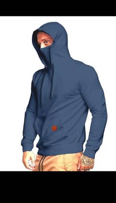 Men's Hoodie, Face Cover