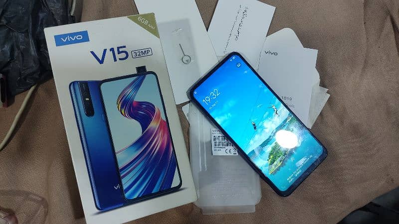 vivo v15 6 64GB with box pop up camra all ok 03111231332 2