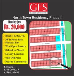 North town residency block4 west open old price