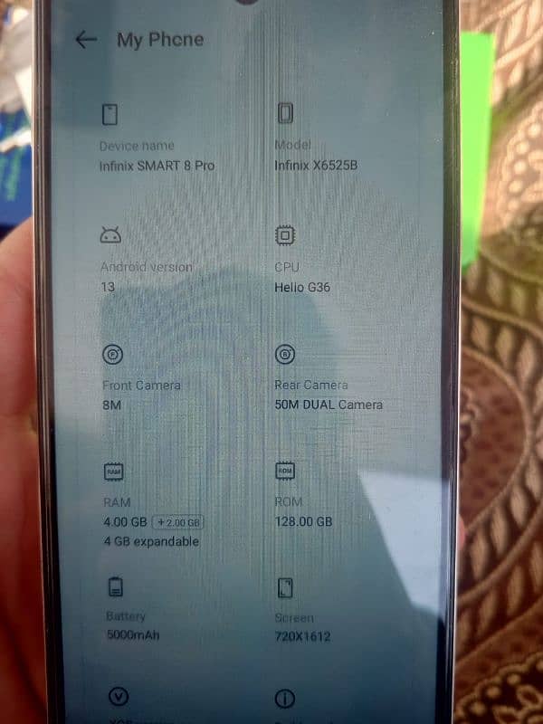 Infinix smart 8pro 128gb 2