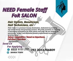 female staff required