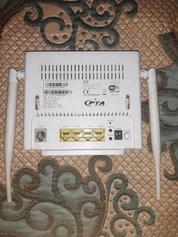 ptcl modem 0