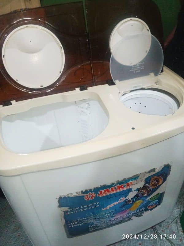 Jeckpot washing machine twin tub model number JP-7077 6