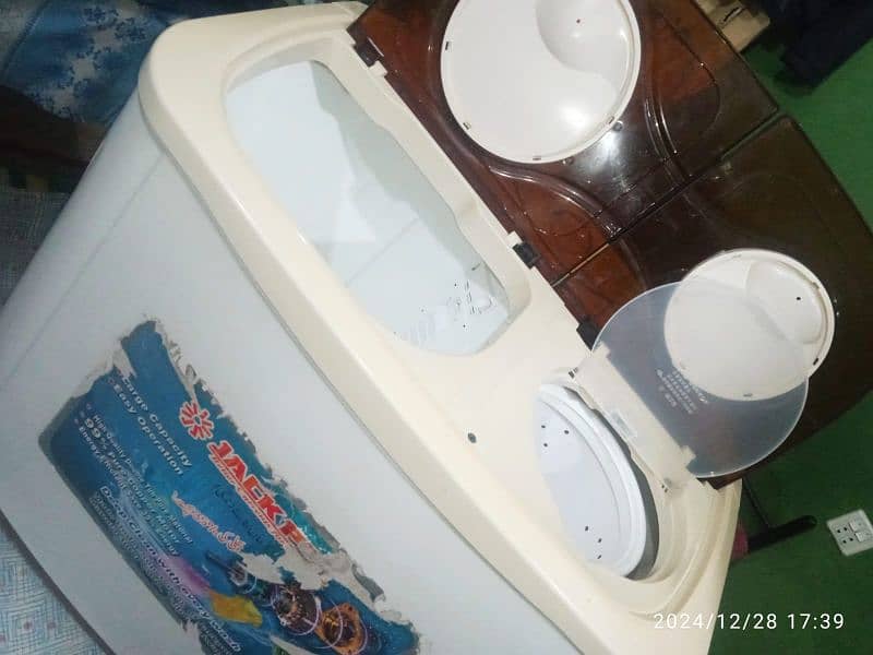 Jeckpot washing machine twin tub model number JP-7077 8