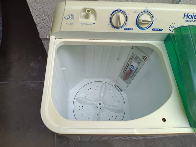 Haier washing spin and dryer 1