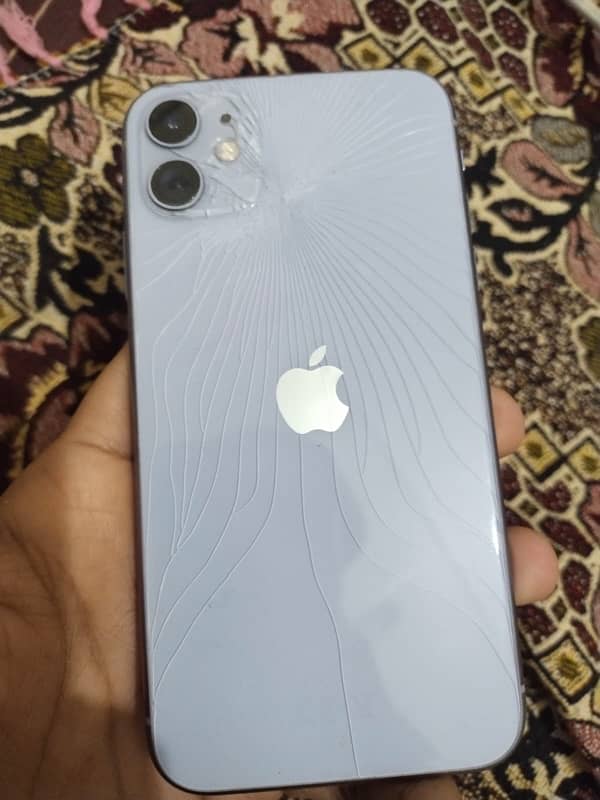 iphone 11 non pta 64 gb back crack 0