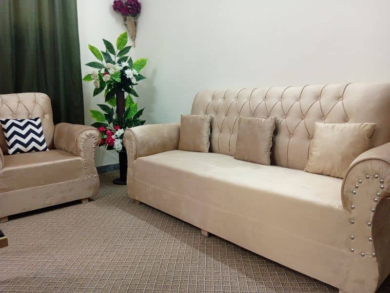 5 seater sofa | sofas / sofa set / velvet sofa /  sofa cum bed 9